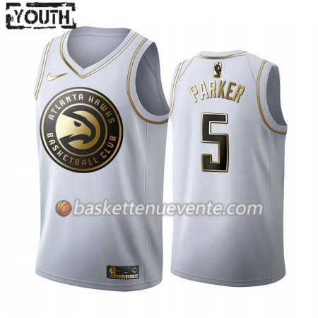 Maillot Basket Atlanta Hawks Jabari Parker 5 2019-20 Nike Blanc Golden Edition Swingman - Enfant